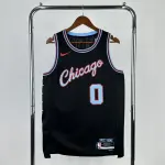 Camiseta 2026/27 Chicago Bulls City Edition Coby White #0 Hombre 2026/27 Camiseta de hombre Chicago Bulls City Edition Coby White #0