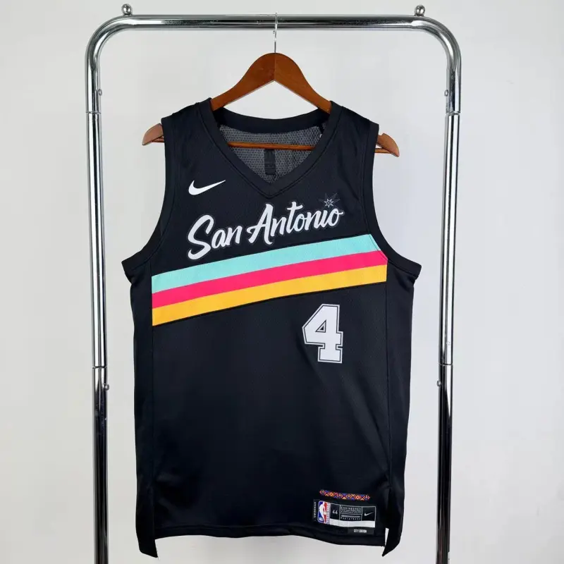 2026/27 San Antonio Spurs City Edition Keldon Johnson #4 Jersey | NBA Swingman Jersey