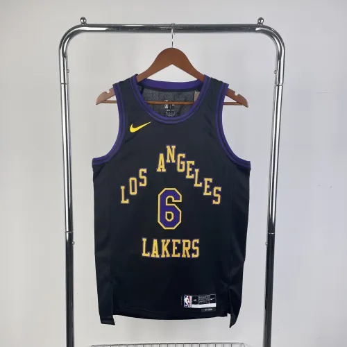 2026/27 Los Angeles Lakers City Edition LeBron James #6 Camisola para homem