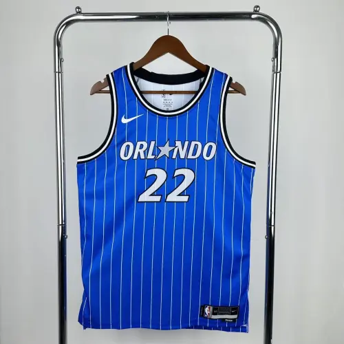 Maglia da casa blu degli Orlando Magic 2026-27 di Franz Wagner (#22) da uomo