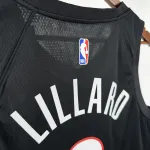 2026/27 Portland Trail Blazers Away Black Damian Lillard #0 Jersey | NBA Swingman Jersey