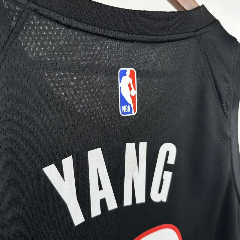Camiseta de Damian Lillard de los Portland Trail Blazers para la temporada 2026/27, para partidos fuera de casa, negra, #0 | Camiseta Swingman de la NBA