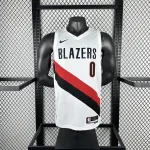 2026/27 Portland Trail Blazers Home White Damian Lillard #0 Jersey | NBA Swingman Jersey