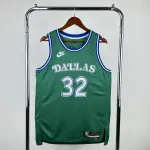 2026/27 Dallas Mavericks Retro Green Cooper Flagg #32 Camisola para homem Camisa masculina retrô verde Cooper Flagg #32 do Dallas Mavericks 2026/27