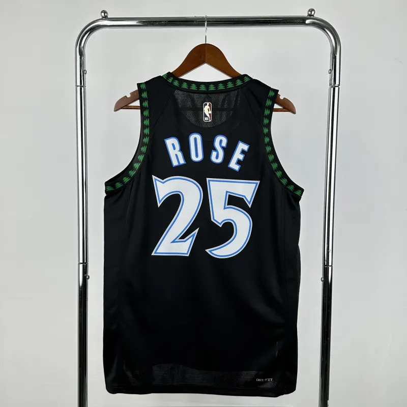 2026/27 Minnesota Timberwolves Retro Derrick Rose #25 Men’s Jersey