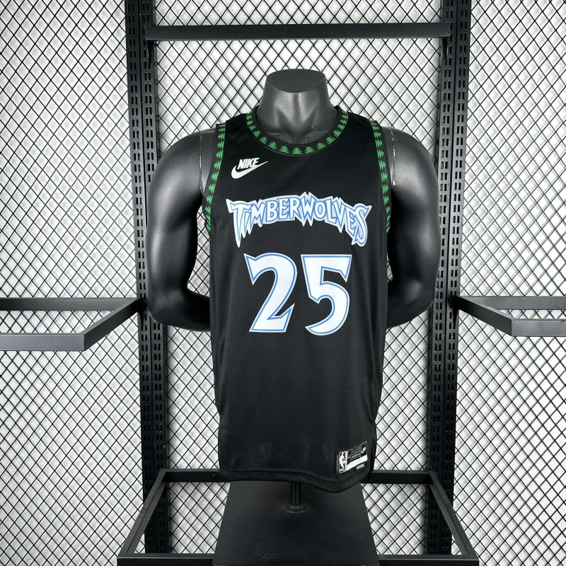 2026/27 Minnesota Timberwolves Retro Derrick Rose #25 Men’s Jersey