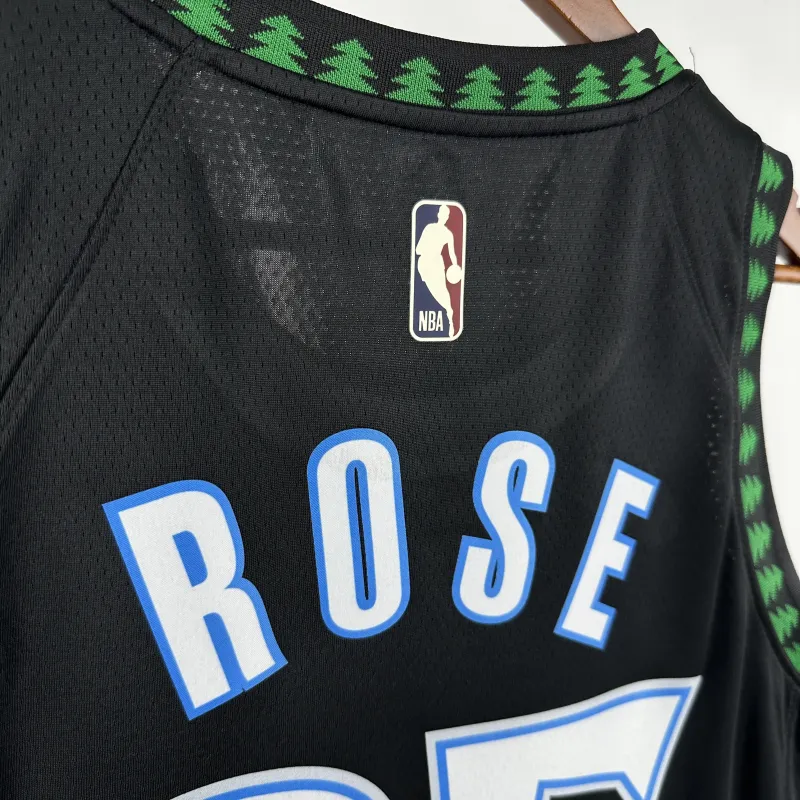 2026/27 Minnesota Timberwolves Retro Derrick Rose #25 Men’s Jersey