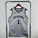 2026/27 San Antonio Spurs Edición Limitada Gris Victor Wembanyama #1 Jersey | NBA Swingman Jersey 2026/27 San Antonio Spurs Limited Edition Gray Victor Wembanyama #1 Jersey | NBA Swingman Jersey