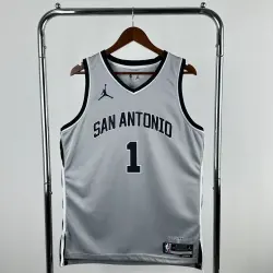 2026/27 San Antonio Spurs Limited Edition Gray Victor Wembanyama #1 Jersey | NBA Swingman Jersey - product photo 2026/27 San Antonio Spurs Limited Edition Gray Victor Wembanyama #1 Jersey | NBA Swingman Jersey product image