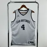 2026/27 San Antonio Spurs Limited Edition Gris Keldon Johnson #4 Jersey | NBA Swingman Jersey 2026/27 San Antonio Spurs Limited Edition Gris Keldon Johnson #4 Jersey | NBA Swingman Jersey
