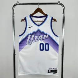 2026/27 Utah Jazz White Jordan Clarkson #00 Men's Jersey - product photo 2026/27 Utah Jazz White Jordan Clarkson #00 Men's Jersey product image