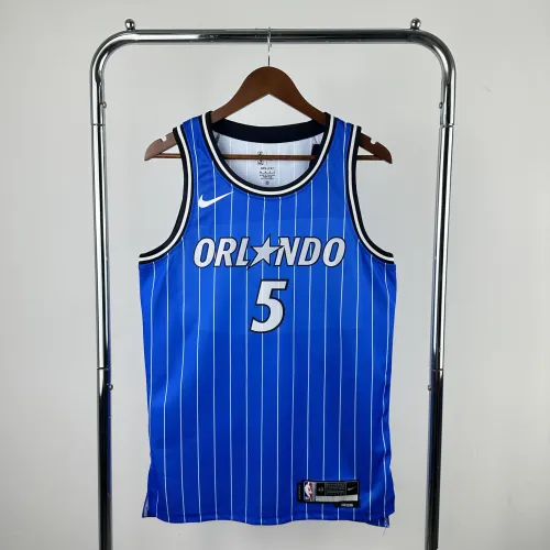 2026-27 Orlando Magic Away Bleu Paolo Banchero #5 Maillot Homme