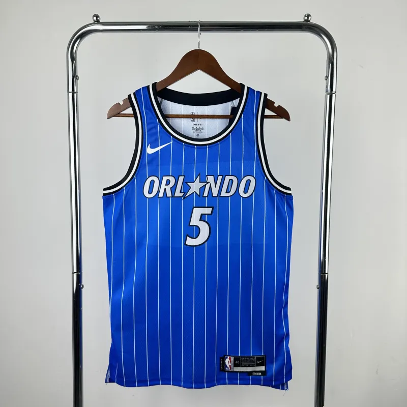 2026-27 Orlando Magic Away Blue Paolo Banchero #5 Men’s Jersey