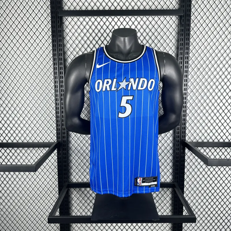 2026-27 Orlando Magic Away Blue Paolo Banchero #5 Men’s Jersey