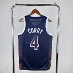 Golden State Warriors Blue Stephen Curry #4 Men’s Jersey