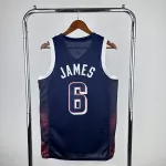 Team USA LeBron James #6 Blue Men’s Jersey