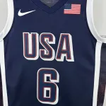 Team USA LeBron James #6 Blue Men’s Jersey