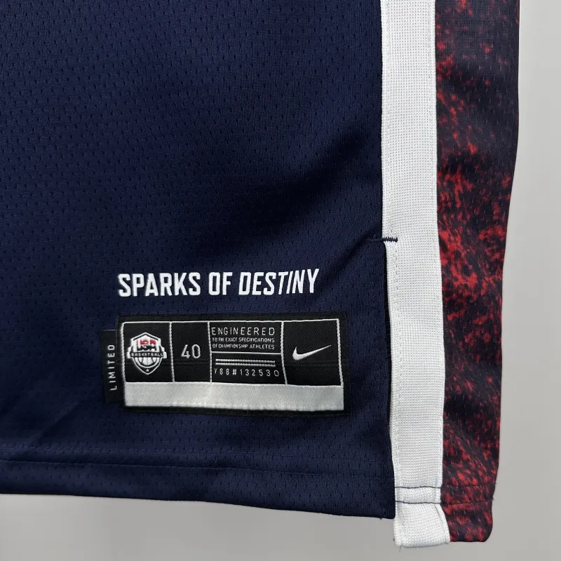 Team USA LeBron James #6 Blue Men’s Jersey