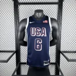 Team USA LeBron James #6 Blue Men’s Jersey