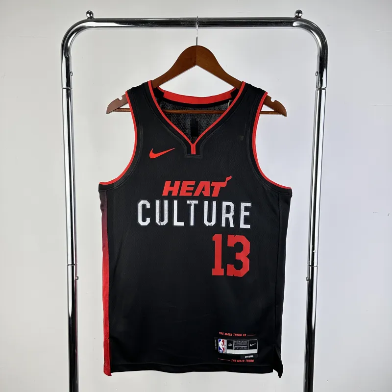 2024/25 Miami Heat City Edition Bam Adebayo #13 Men’s Jersey