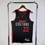 2024/25 Miami Heat City Edition Jimmy Butler #22 Maglia Uomo
