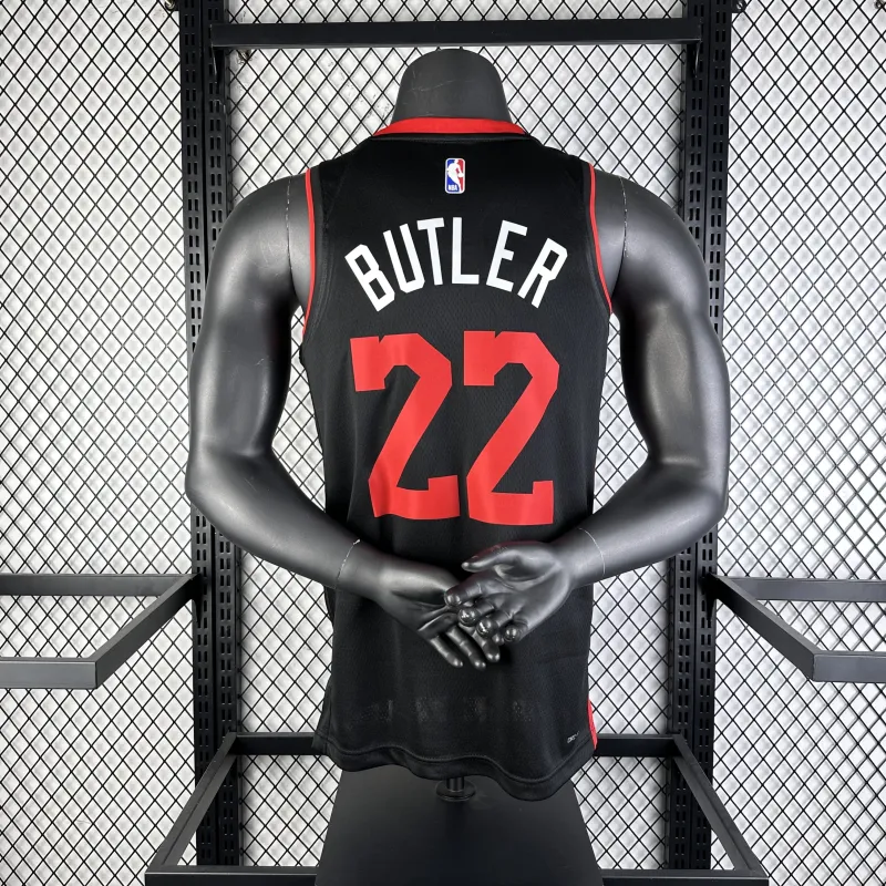 2024/25 Miami Heat City Edition Jimmy Butler #22 Maglia Uomo