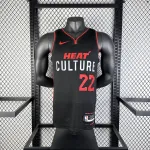 2024/25 Miami Heat City Edition Jimmy Butler #22 Maglia Uomo