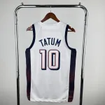 Team USA Jayson Tatum #10 White Men’s Jersey