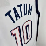 Team USA Jayson Tatum #10 White Men’s Jersey