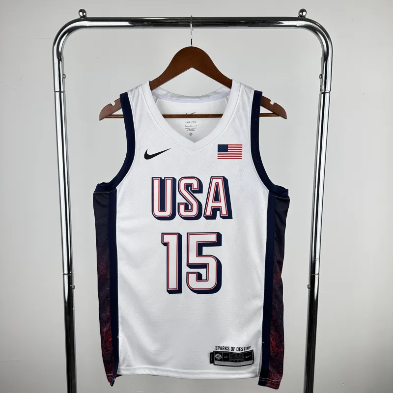 Phoenix Suns White Devin Booker #15 Men’s Jersey