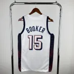 Phoenix Suns White Devin Booker #15 Men’s Jersey