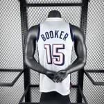 Phoenix Suns White Devin Booker #15 Men’s Jersey