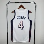 Jersey de homem Stephen Curry #4 dos Golden State Warriors branco
