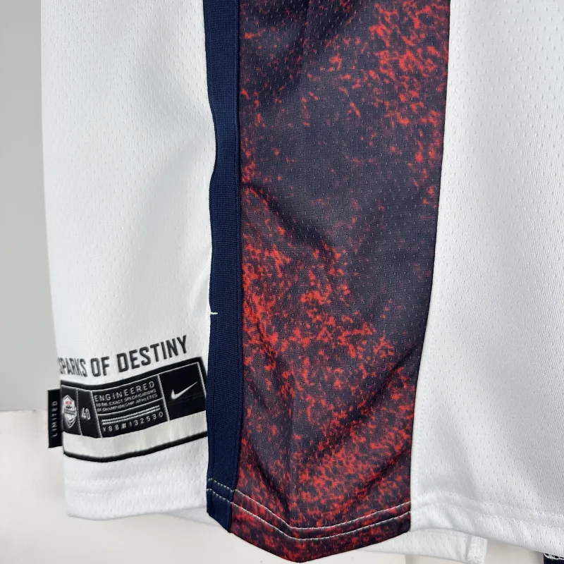 Jersey de homem Stephen Curry #4 dos Golden State Warriors branco