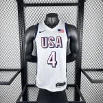Jersey de homem Stephen Curry #4 dos Golden State Warriors branco