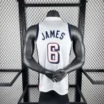 Team USA LeBron James #6 White Men’s Jersey