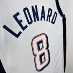 LA Clippers White Kawhi Leonard #8 Men’s Jersey