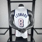 LA Clippers White Kawhi Leonard #8 Men’s Jersey