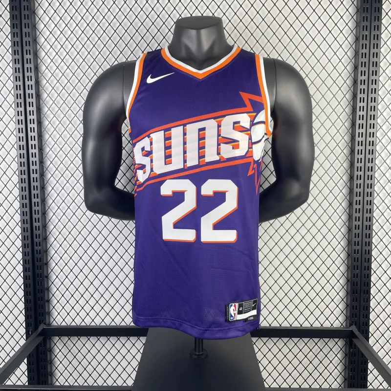 Phoenix Suns Away Purple Deandre Ayton #22 Men’s Jersey