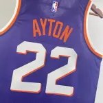 Phoenix Suns Away Purple Deandre Ayton #22 Men’s Jersey