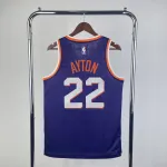 Phoenix Suns Away Purple Deandre Ayton #22 Men’s Jersey