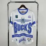 Maglia da uomo a maniche corte Mitchell & Ness Retro dei Milwaukee Bucks stagione 2026/27