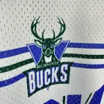 Maglia da uomo a maniche corte Mitchell & Ness Retro dei Milwaukee Bucks stagione 2026/27