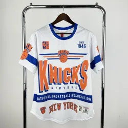 2026/27 New York Knicks Mitchell & Ness Classic Short Sleeve Men's Jersey - product photo 2026/27 New York Knicks Mitchell & Ness Classic Short Sleeve Men's Jersey product image