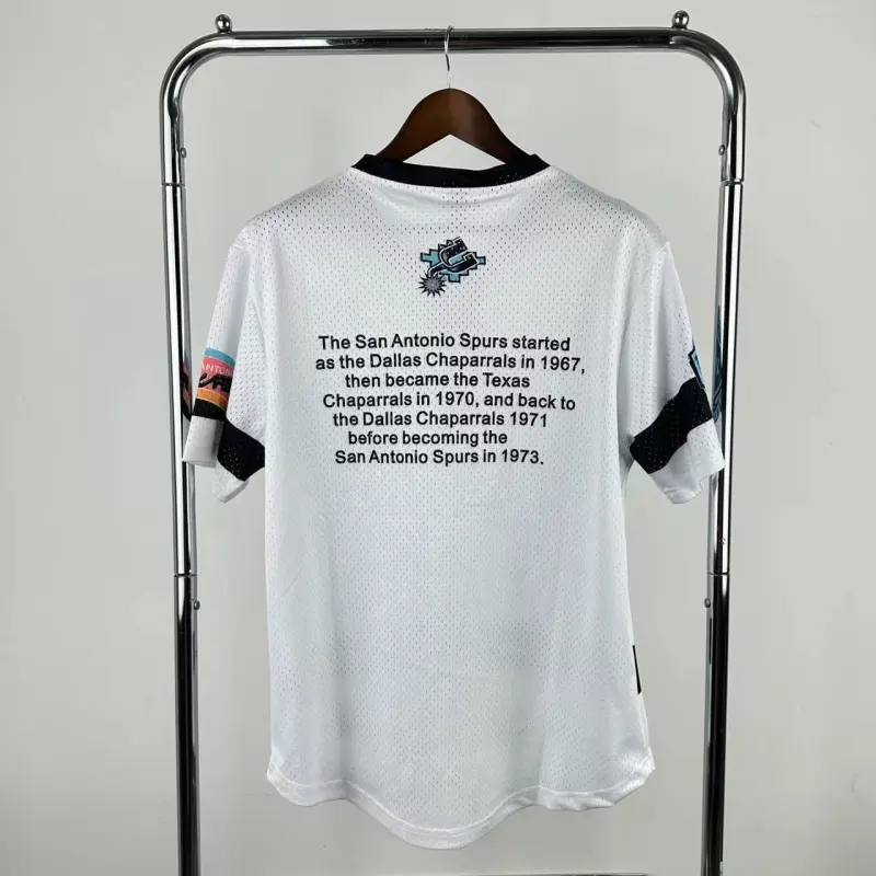 2026/27 San Antonio Spurs Mitchell & Ness Retro Short Sleeve Jersey | NBA Short Sleeve Jersey