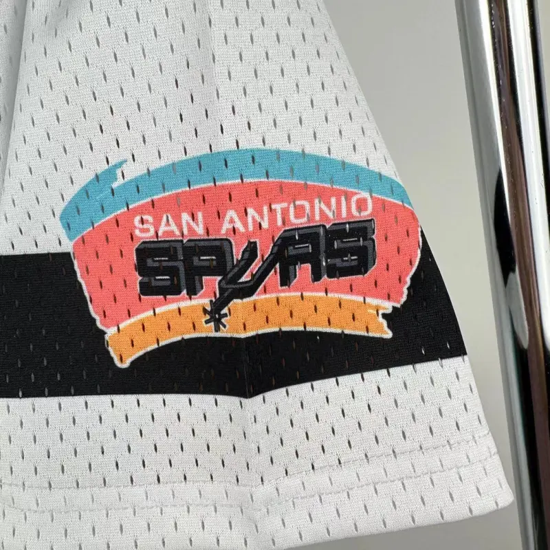 2026/27 San Antonio Spurs Mitchell & Ness Retro Short Sleeve Jersey | NBA Short Sleeve Jersey