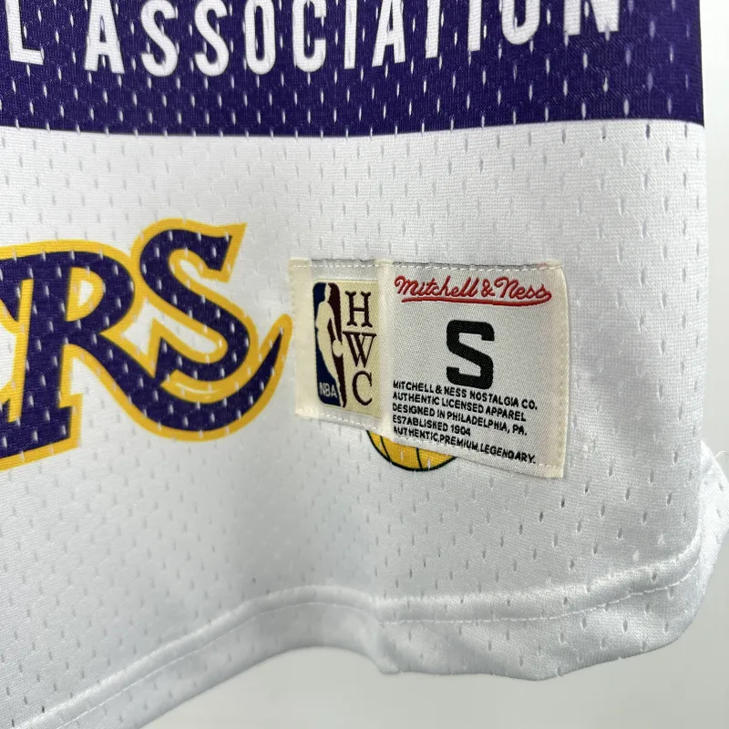 2026 Mitchell&Ness Retro Los Angeles Lakers Special Basketball Men’s T-Shirt
