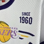 2026 Mitchell&Ness Retro Los Angeles Lakers Special Basketball Men’s T-Shirt
