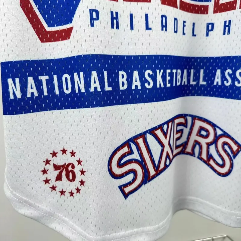 2026 Mitchell&Ness Retro Philadelphia 76ers Special Basketball Men’s T-Shirt