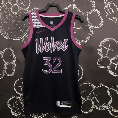 Maglia Minnesota Timberwolves Karl-Anthony Towns #32 Uomo